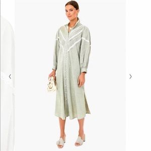 Laurel green Jolene midi dress